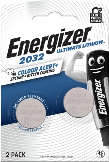 Energizer Ultimate Lithium CR2032 – λιθίου κουμπωτή μπαταρία, 2 τεμ.