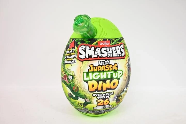 Zuru Smashers Jurassic φωτιζόμενος δεινόσαυρος σε γιγάντιο αυγό