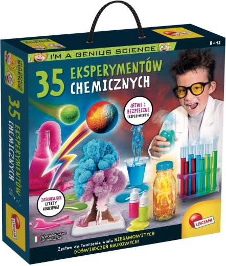 Επιστημονικό σετ I’m a Genius με 35 πειράματα χημείας