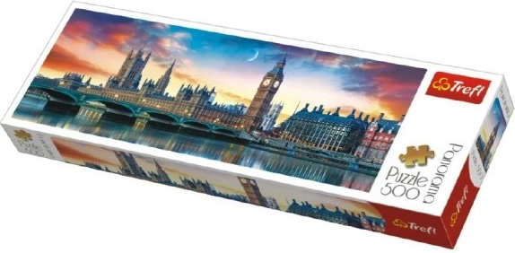 Παζλ 500 κομματιών Panorama - Big Ben και Παλάτι του Γουέστμινστερ