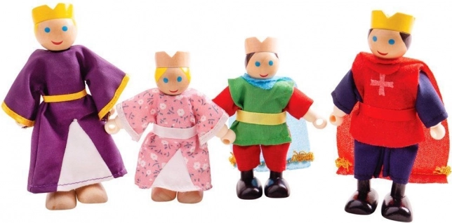 Bigjigs Toys ξύλινες φιγούρες βασιλική οικογένεια