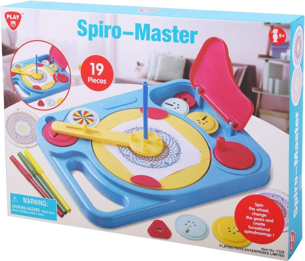 Spiro Master από την Playgo – δημιουργικό σετ σχεδίασης σπειροειδών