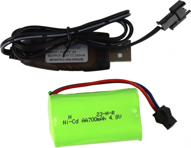 Επαναφορτιζόμενη μπαταρία με φόρτιση USB