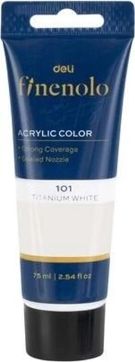 Ακρυλικό χρώμα λευκό 75 ml