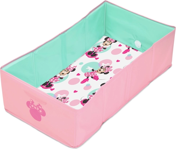 Bright Starts πτυσσόμενη ταξιδιωτική μπανιέρα Minnie Mouse TuckAway για παιδιά από 12 μηνών