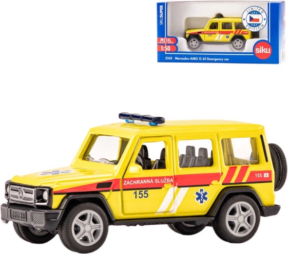 Siku Super ασθενοφόρο Mercedes‑AMG G65 (τσεχική έκδοση) - 1 τεμάχιο
