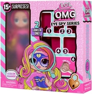 L.O.L. Surprise αποκωδικοποιητής με τη μεγάλη αδελφή OMG Superhero – διαδραστική κούκλα