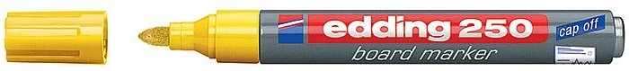Μαρκαδόρος για λευκό πίνακα Edding 250, κίτρινος