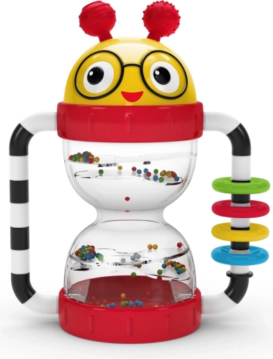 Κουδουνίστρα Baby Einstein Cal’s Sensory Shake‑Up για μωρά 3μ+