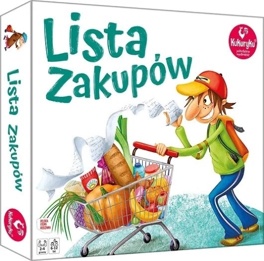 Εκπαιδευτικό επιτραπέζιο παιχνίδι Lista zakupów – KUKURYKU