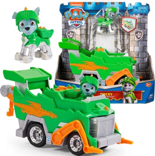 Paw Patrol ιπποτικό όχημα διάσωσης του Rocky με φιγούρα