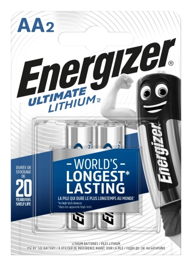 Energizer Ultimate Lithium AA μπαταρίες AA 1,5 V – 2 τεμ.