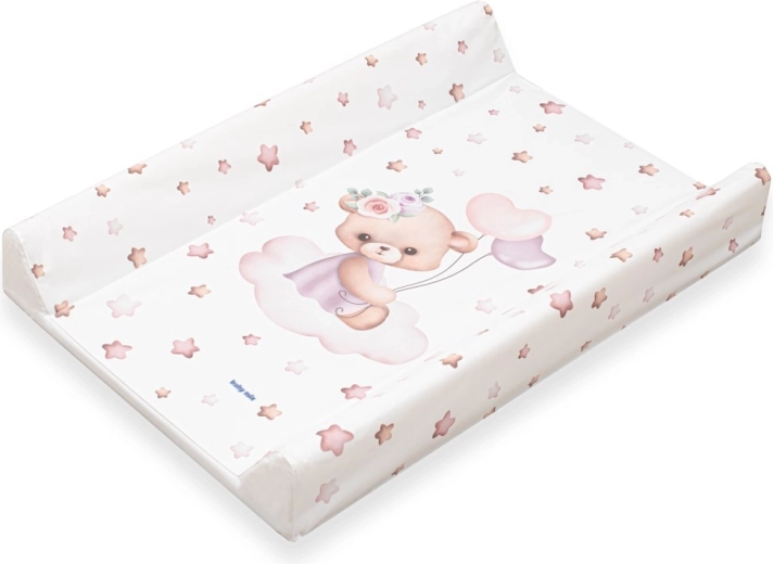Αλλαξιέρα BABY MIX Αρκουδάκι 47 × 70 cm ροζ