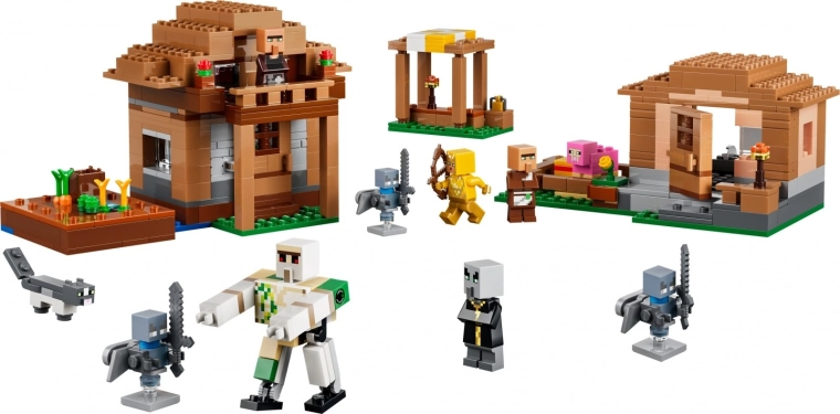 Χωριό Minecraft με 3 λεπτομερείς κατασκευές