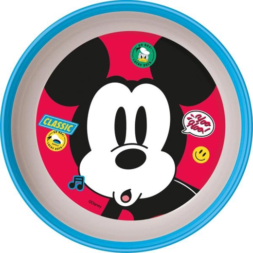Πλαστικό μπολ MICKEY με αντιολισθητική βάση 14,7 × 4 cm