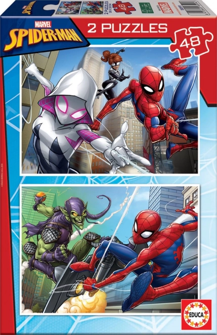 Παζλ Educa Spiderman 2 x 48 κομμάτια
