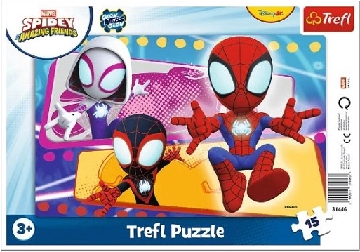 Πάζλ με πλαίσιο Spidey – η αραχνοπαρέα (15 κομμάτια)