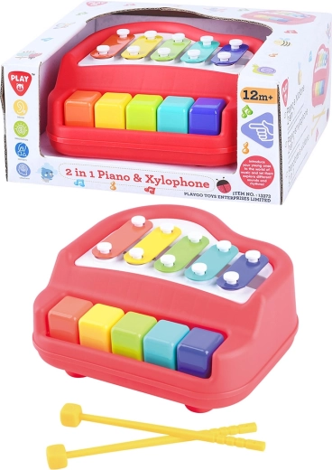 Playgo πιάνο και ξυλόφωνο 2σε1