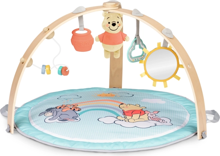 Βρεφικό χαλάκι παιχνιδιού με γυμναστήριο Disney Baby Winnie the Pooh Hunny Hangout