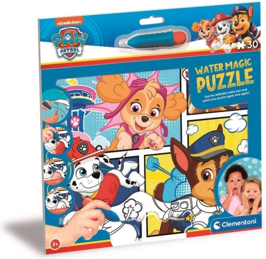Παζλ με μαγικό βάψιμο με νερό Water Magic: Paw Patrol 30 κομμάτια