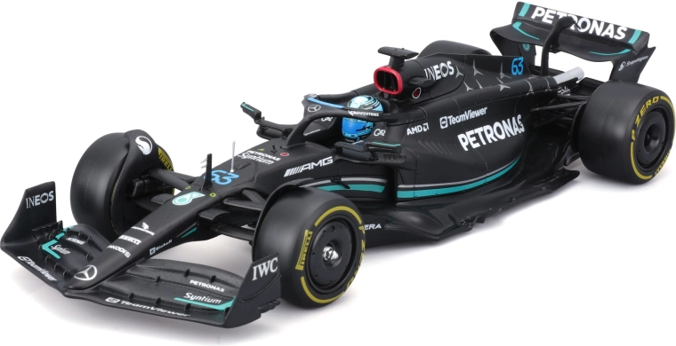 Σετ κατασκευής μοντέλου mercedes-amg f1 w14 e 1:24 από bburago