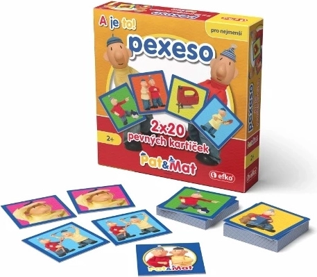 Efko παιδικό pexeso σε κουτί Pat και Mat – 20 ζεύγη