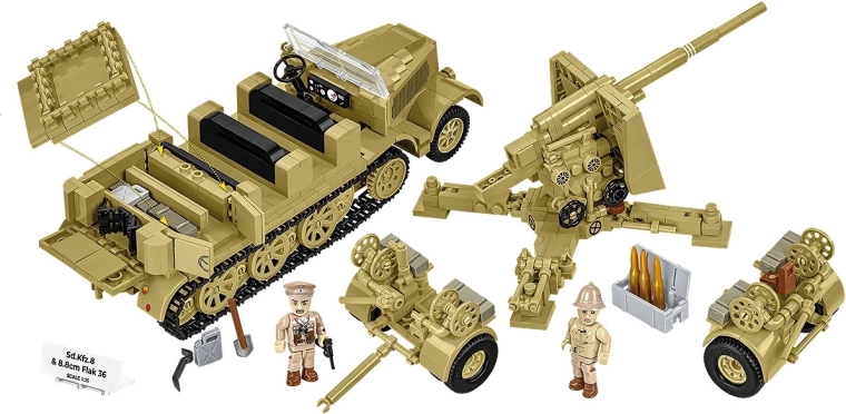 Ρεαλιστικός συνδυασμός Sd.Kfz. 8 + 8,8 cm Flak 36