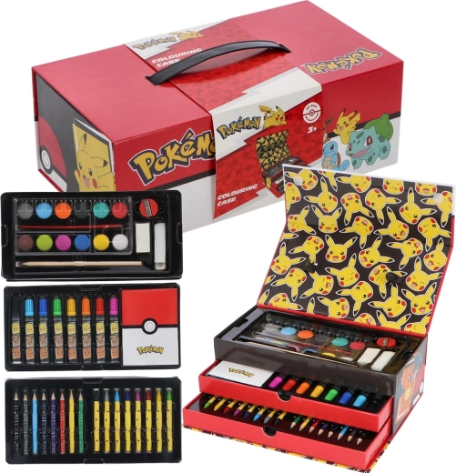 Βαλιτσάκι ζωγραφικής Pokémon – καλλιτεχνικό σετ σε βαλιτσάκι