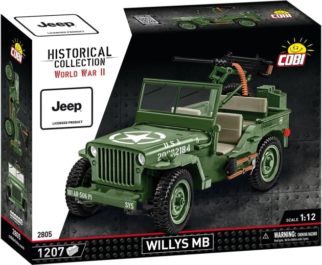 Cobi Jeep Willys MB 1:12 κατασκευαστικό σετ 1207 τεμαχίων