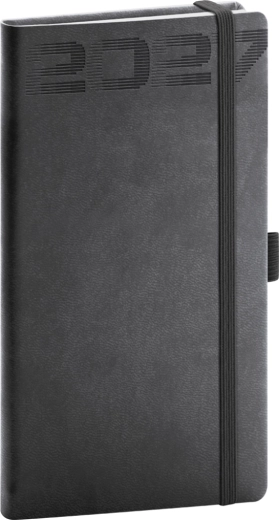 Notique ημερολόγιο τσέπης Aprint Top 2027 μαύρο 9 x 15,5 cm