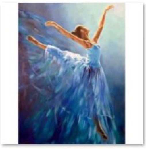 Διαμαντένιο μωσαϊκό (diamond painting) μπαλαρίνα 30 × 40 cm