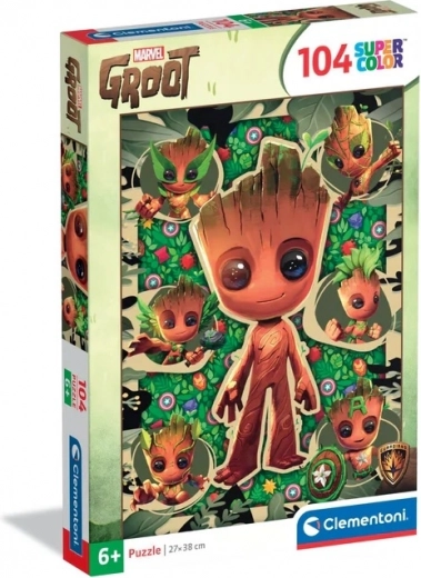 Παζλ Clementoni Super Color 104 κομμάτια – MARVEL Groot