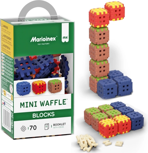 Κατασκευαστικό σετ Mini Waffle Blocks 70 τεμαχίων MARIOINEX