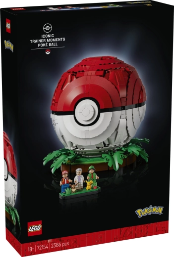 LEGO Pokémon εμβληματική Pokéball με εκπαιδευτές