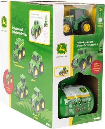 Tomy John Deere έκπληξη σε κάψουλα – μίνι αγροτικό όχημα με μηχανισμό pull-back