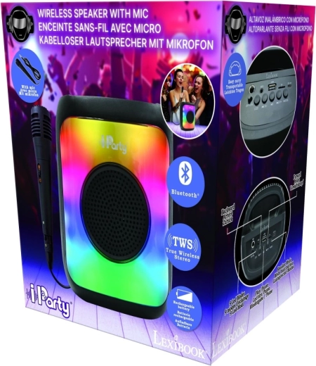 Lexibook iParty bluetooth ηχείο καραόκε με μικρόφωνο