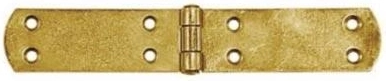 Γαλλικός μεντεσές 140 × 33 × 2,5 mm, κίτρινος γαλβανισμένος χάλυβας