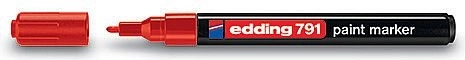Μαρκαδόρος λάκας κόκκινος Edding 791