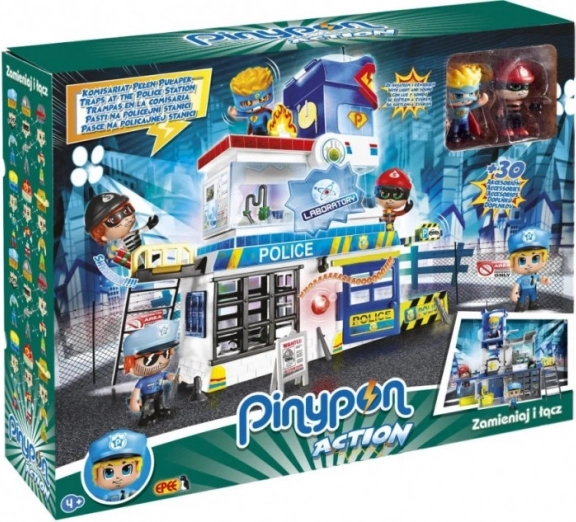 Pinypon Action αστυνομικό τμήμα με 2 φιγούρες και αξεσουάρ