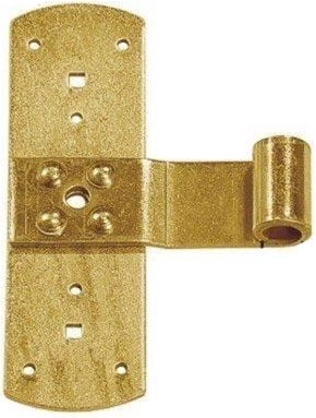 Σταυρωτός μεντεσές 165 × 110 × 3,0 mm, διάμετρος πείρου 13 mm, κίτρινο γαλβανισμένος