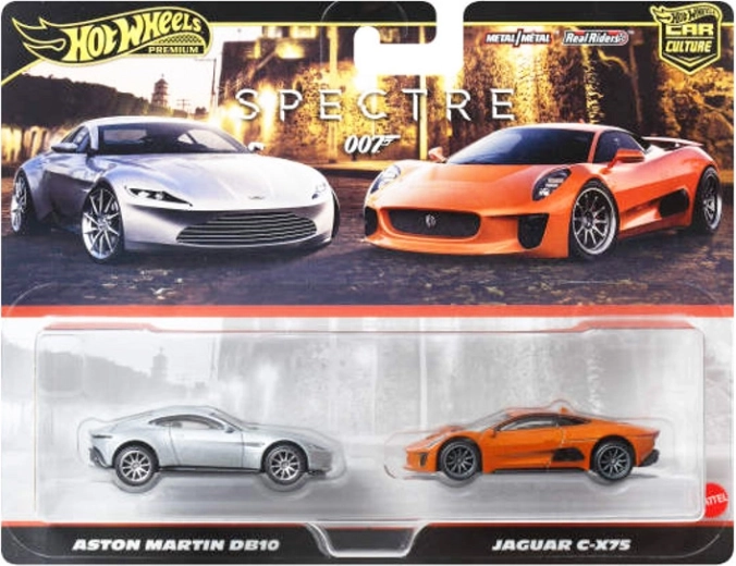 Hot Wheels Premium σετ μοντέλων Jaguar C-X75 και Aston Martin DB10 (James Bond)