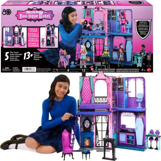 Monster High Boo-tique Hotel – στοιχειωμένο ξενοδοχείο-κουκλόσπιτο με έπιπλα και αξεσουάρ