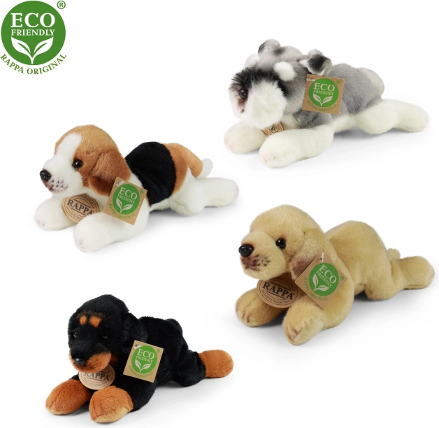 Rappa λούτρινος σκύλος ξαπλωμένος eco-friendly 22 cm - 1 τεμάχιο