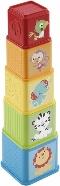 Πολύχρωμος πύργος στοίβαξης Fisher-Price