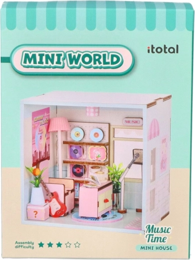 i-Total μινιατούρα DIY δωμάτιο mini world – μουσικός χρόνος