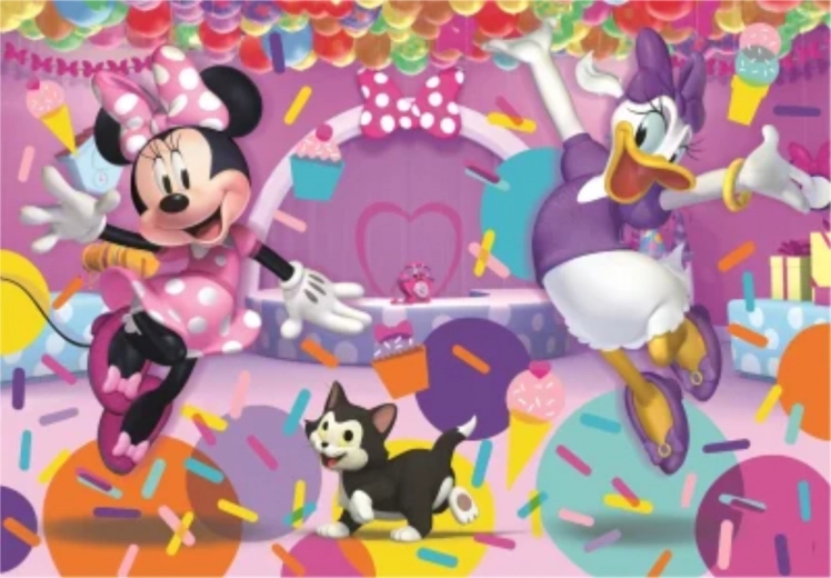 Παζλ Minnie και Daisy στη γιορτή 104 κομμάτια