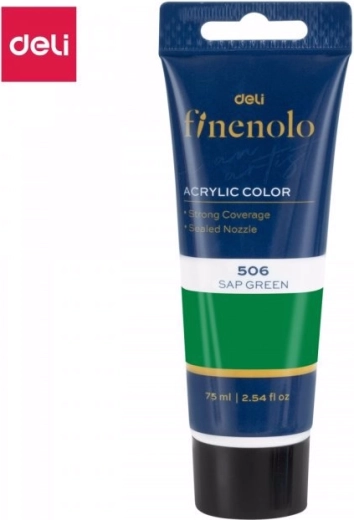 Ακρυλικό χρώμα σκούρο πράσινο 75 ml