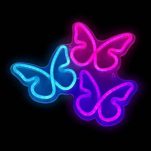 2Kids Toys LED neon λαμπάκι πεταλούδες για κρέμασμα