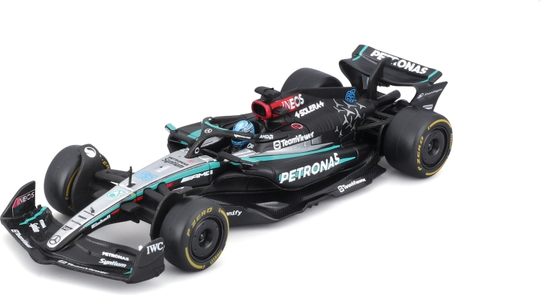 Bburago 1:43 φόρμουλα MERCEDES‑AMG F1 W15 George Russell σε κουτί δώρου
