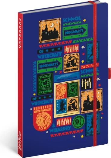 Notique σημειωματάριο Harry Potter Χόγκουαρτς με γραμμές 13 × 21 cm